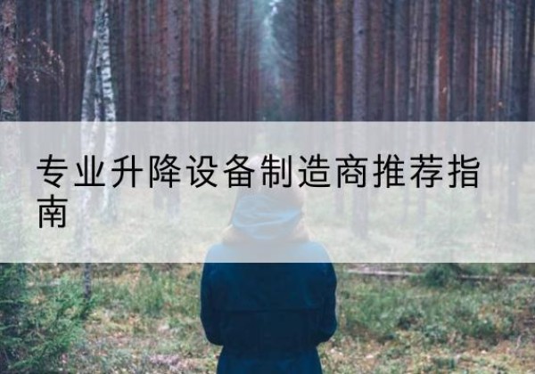 成安电动剪叉升降平台厂家-专业升降设备制造商推荐指南